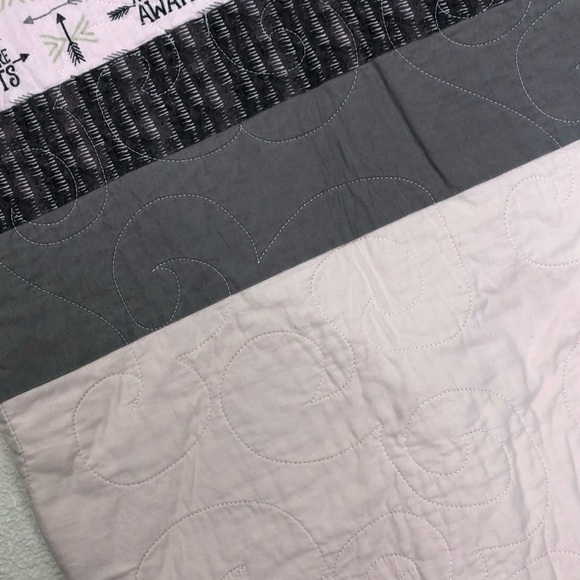 Pink Adventure Awaits Baby Girl Quilt - Picture 4 of 7